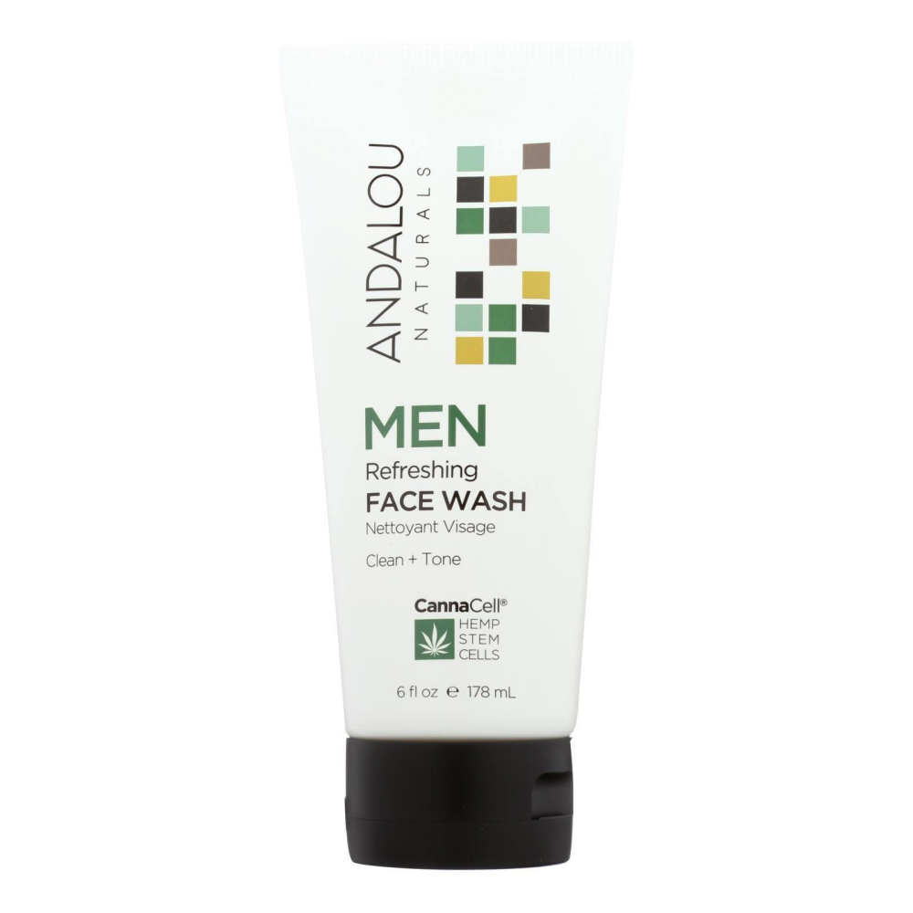 Andalou Naturals Men Refreshing Face Wash