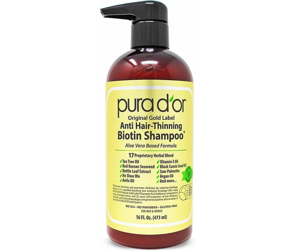 Pura D’or Original Gold Label Anti Hair-Thinning Biotin Shampoo