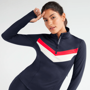 Love & Sports Brushed Quarter Zip Pullover