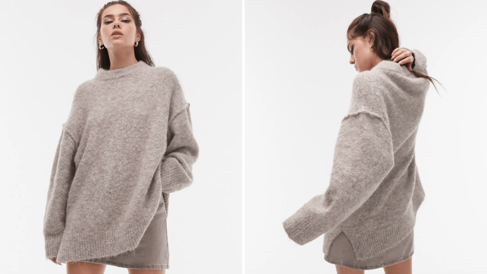 Topshop Oversize Pullover Sweater