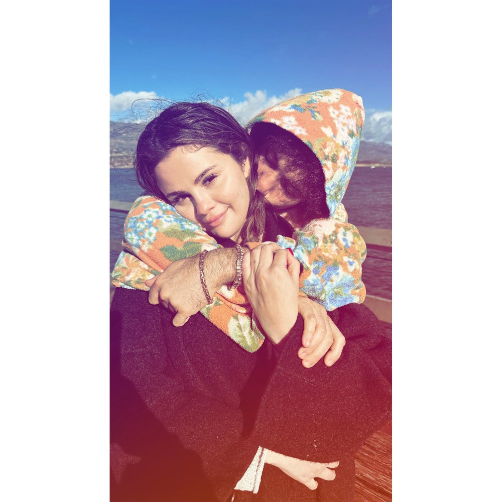 Selena Gomez Adorably Snuggles Boyfriend Benny Blanco During Holiday Weekend Beach Date