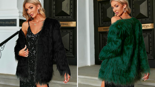 Simplee Apparel Faux Fur Coat