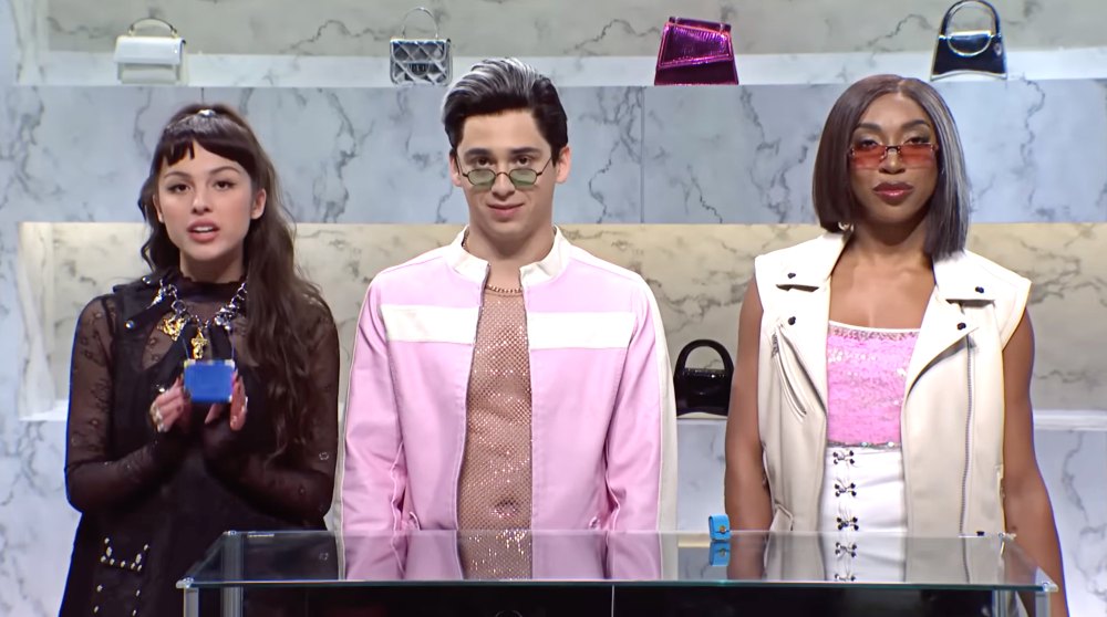 Olivia Rodrigo Claims 'Tiny Ass' Handbags Are Trendy in 'Saturday Night Live' Cameo