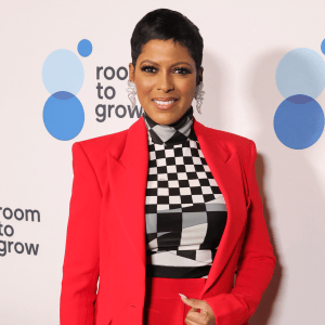 Tamron Hall attends Room To Grow 25th Anniversary gala at The Ziegfeld Ballroom on October 25, 2023 in New York City.