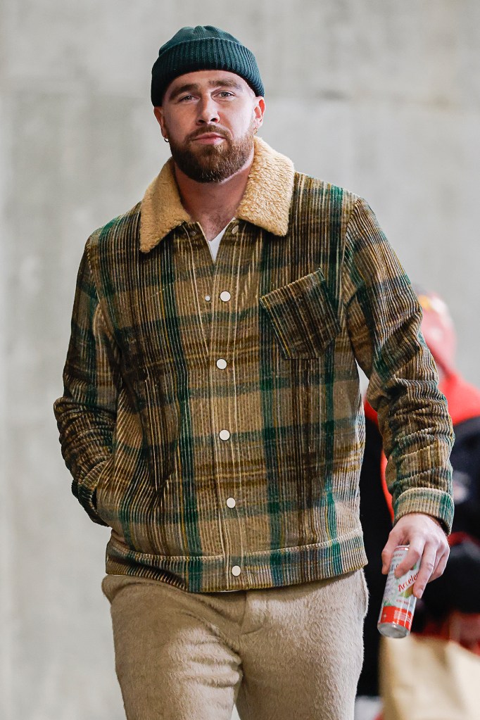 Travis Kelce's Sunday Game Day Outfit Delivers Clear 'Evermore' Vibes If You Ask Us