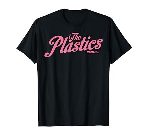 Mean Girls The Plastics Pink Script Graphic T-Shirt