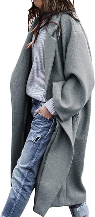 wool-blend coat