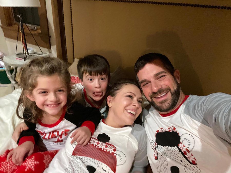Alyssa Milano and Husband David Buglaris Sweetest Photos With Their 2 Kids
