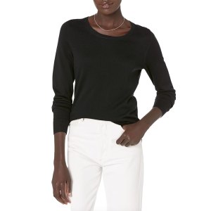 Amazon Essentials Women's Long-Sleeve Lightweight Crewneck Sweater