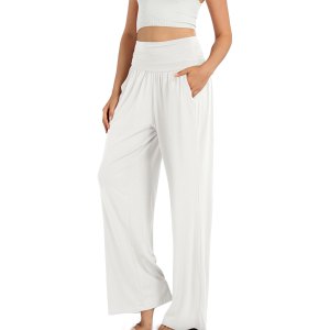 ODODOS Women's Wide Leg Palazzo Pants