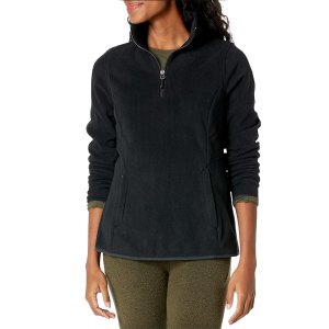 Amazon Essentials Women's Classic-Fit Long-Sleeve Quarter-Zip