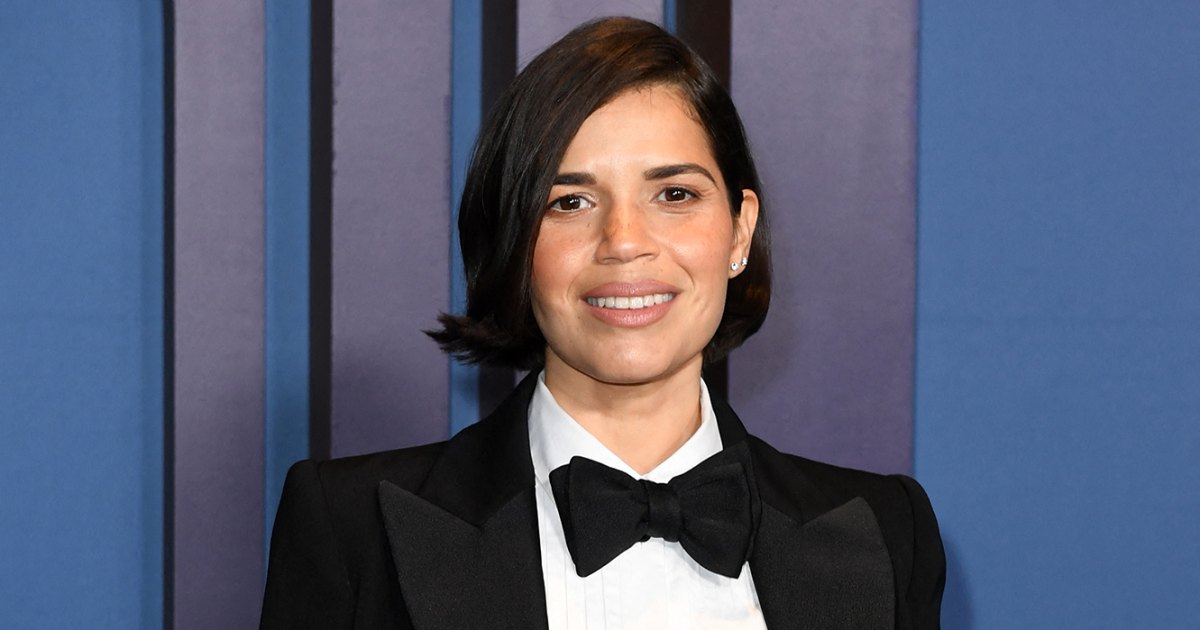 America Ferrera Breaks Red Carpet Tradition in a Tuxe at Governors Awards America Ferrera Breaks Red Carpet Tradition in a Tuxe at Governors Awards
