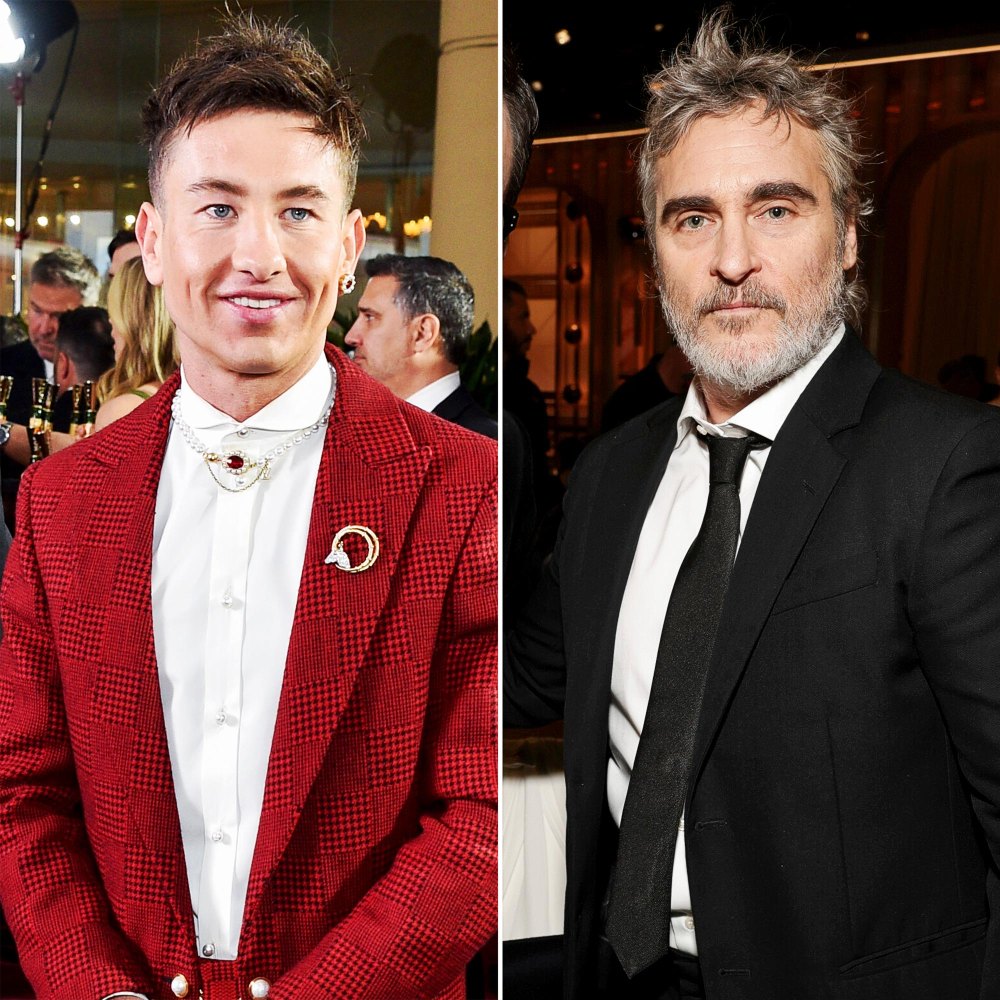 Barry Keoghan and Joaquin Phoenix Has A Laugh During Mini Joker Meet-Up at 2024 Golden Globes 927