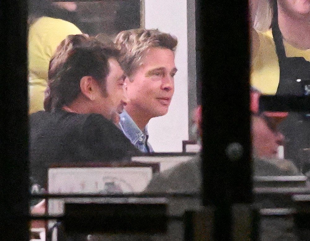 Brad Pitt and Javier Bardem Photographed Filming Formula 1 Movie at Rolex 24 in Daytona Beach