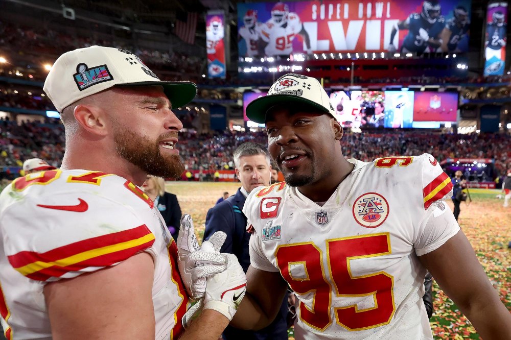 Chiefs Player Chris Jones Is Just Learning How to Pronounce Teammate Travis Kelce Last Name Jason Kelce 3