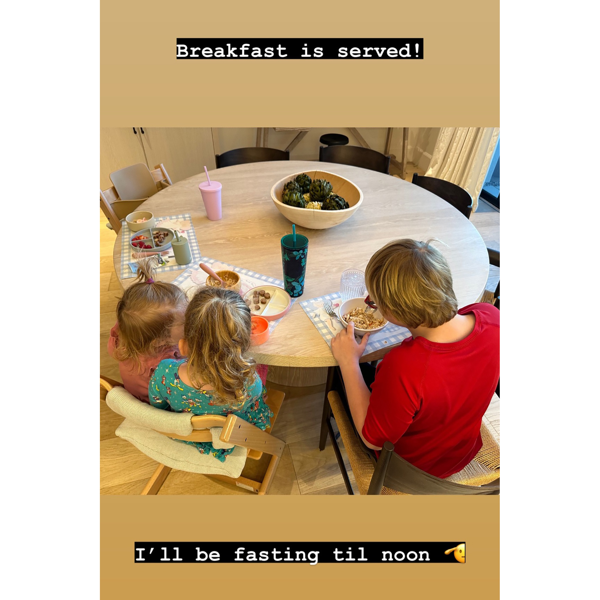 Chris Pratt Offers a Sneak Peek Into His Morning Routine with His Trio of Kids