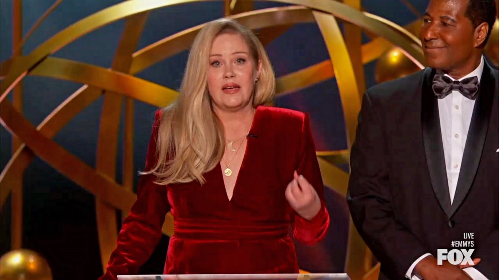 Christina Applegate Gets Standing Ovation During Rare 2023 Emmys Appearance