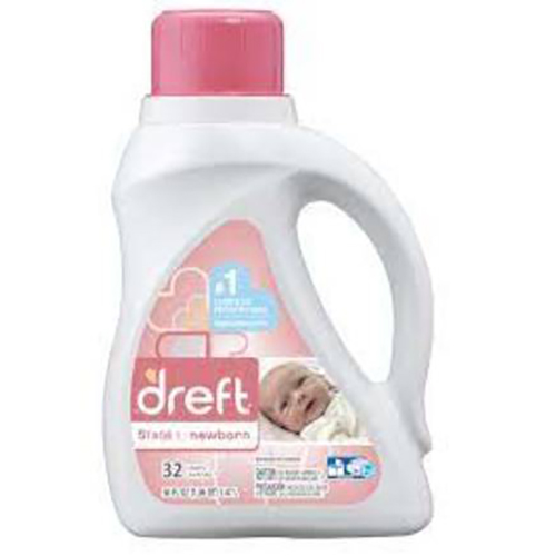 Detergente líquido para roupa Dreft, recém-nascido estágio 1
