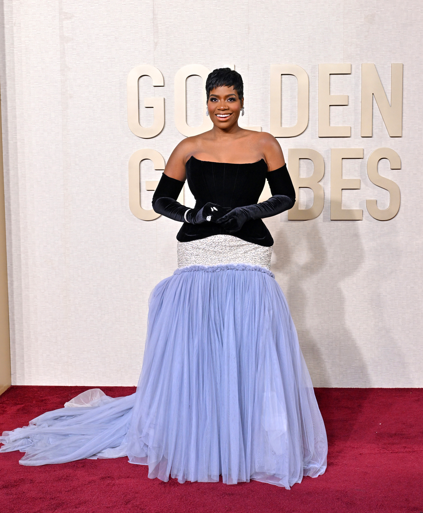 Fantasia Barrino Is Flawless in Ethereal Gown at 2024 Golden Globes
