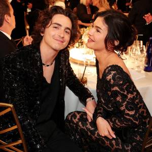 Feature 2405 Us Weekly Timothee Chalamet and Kylie Jenner 2024 Golden Globes