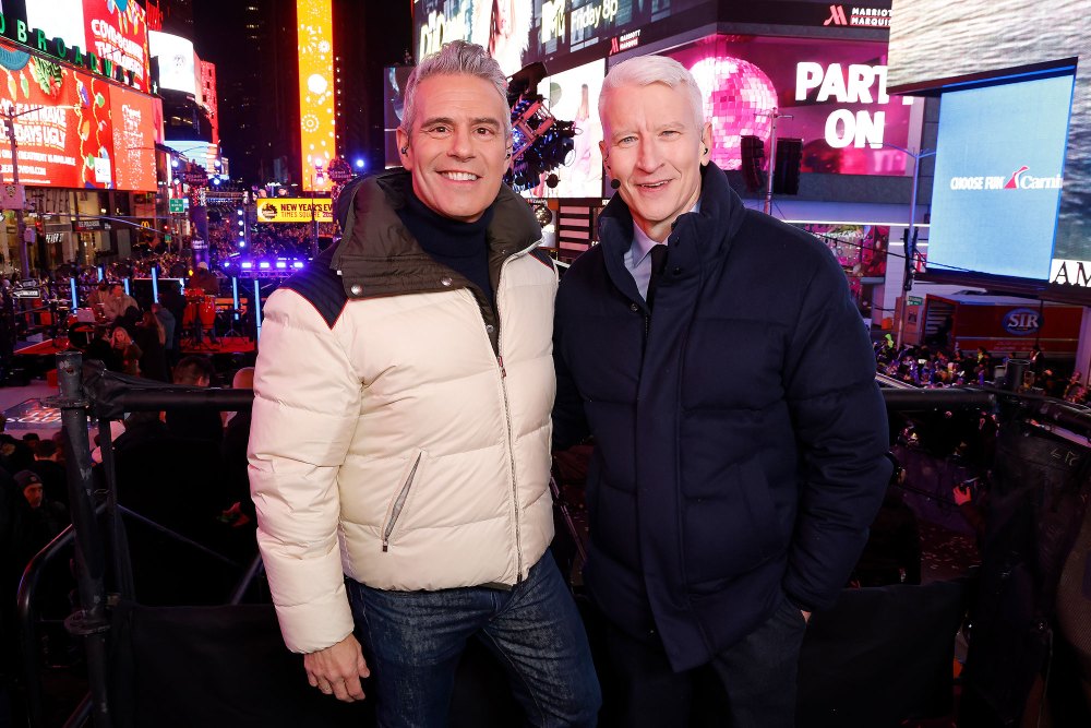 Feature Anderson Cooper and Andy Cohen NYE Bash