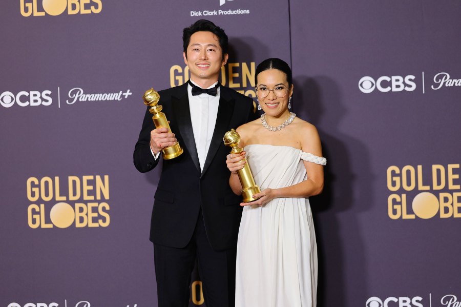 Feature Beef Costars Ali Wong and Steven Yeun Make History With Their 2024 Golden Globe Wins