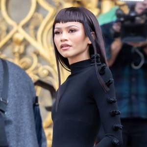 Feature Zendaya Debuts Bangs