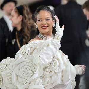 Rihanna at the 2023 Met Gala on May 1, 2023.