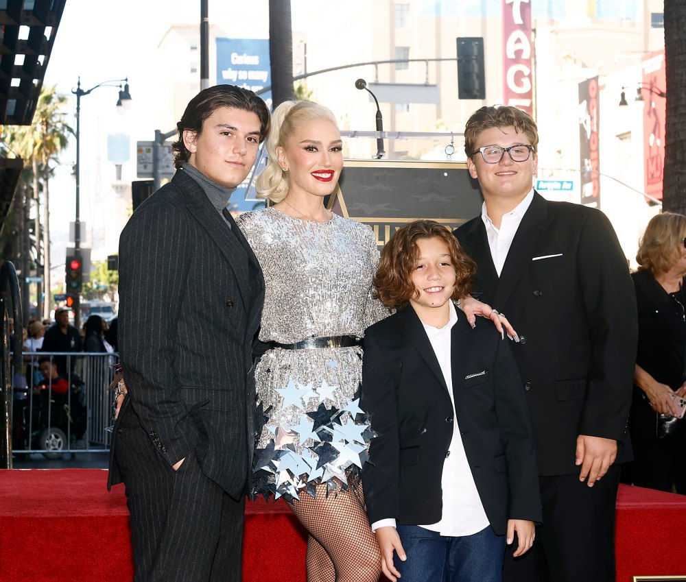 Gwen Stefani and her three kids