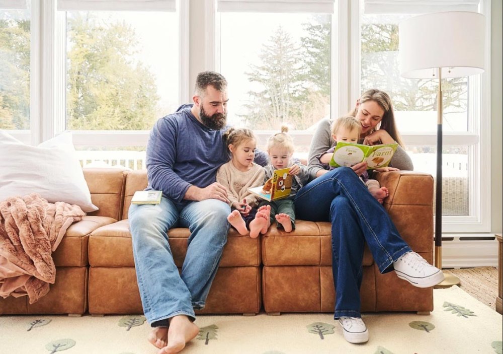 Jason Kelce and Kylie Kelce Are Adorable With Their Kids in Pottery Barn Ad 603