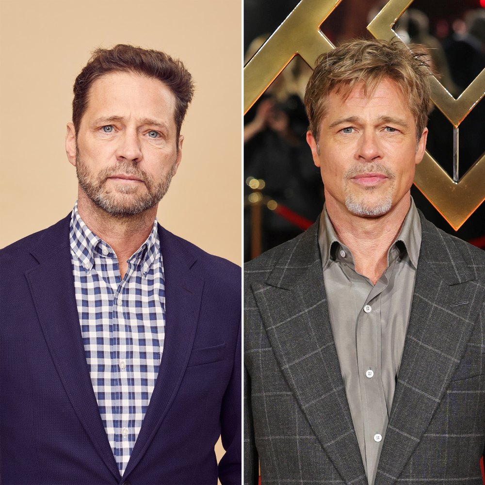 Jason Priestley Says Former Roomie Brad Pitt Could Go a Long Time Without Showering