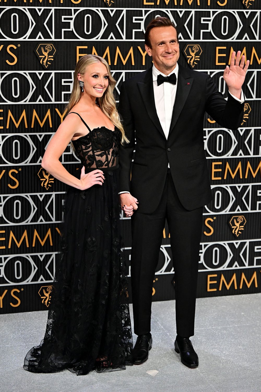 Jason Segel and Girlfriend Kayla Radomski Are All Smiles on the 2023 Emmys Red Carpet 2