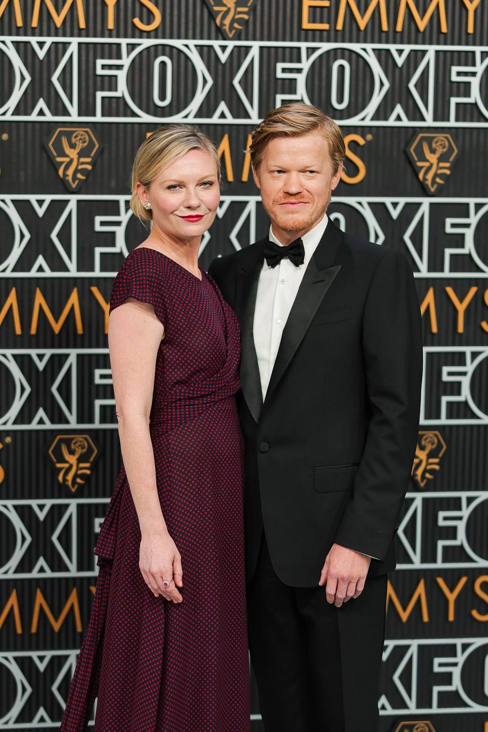 Jesse Plemons and Kirsten Dunst Bring the Heat to the 2023 Emmy Awards Red Carpet 646