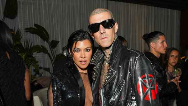 Kourtney Kardashian Cheers on Travis Barker During New Year s Half Marathon