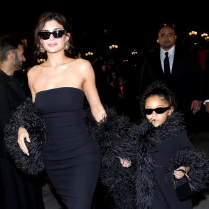 Kylie Jenner and Daughter Stormi Are a Must See in Matching Dresses at Paris Fashion Week