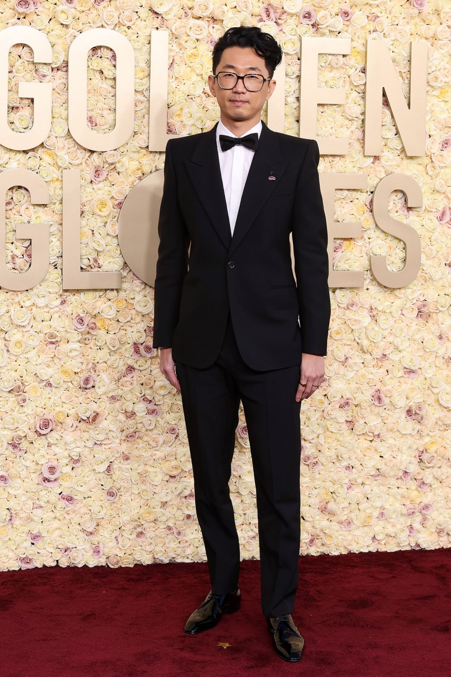 Lee Sung Jin Red Carpet Arrival Golden Globes 2024