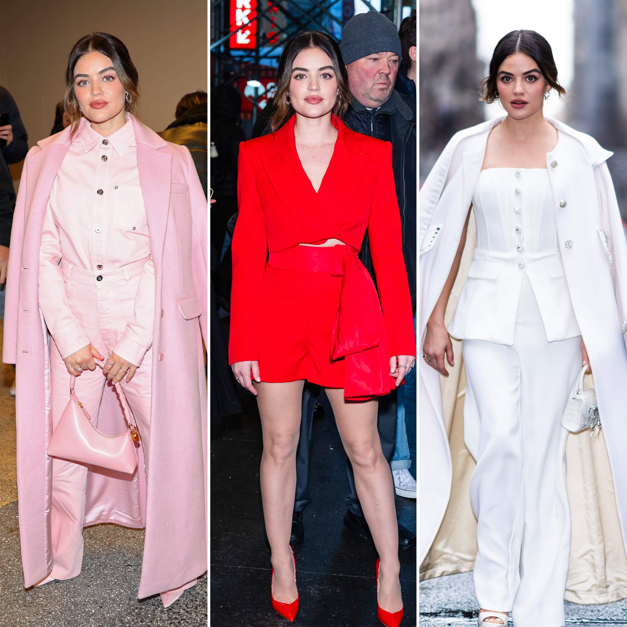 Lucy Hale Struts Through NYC in 4 Different Outfits in 1 Day