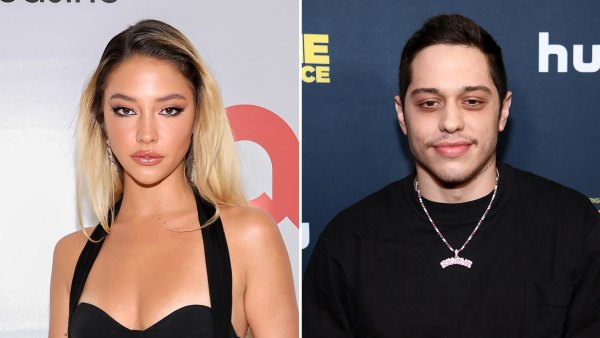 Madelyn Cline Is by Boyfriend Pete Davidson's Side as They Leave His Comedy Show in Philadelphia