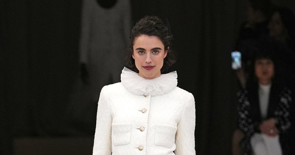 Margaret Qualley Hits the Chanel Runway at Paris Fashion Week ...Middle ...