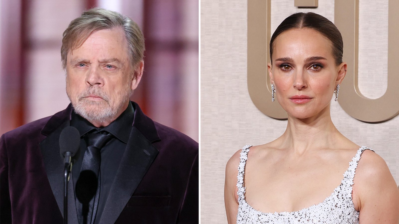 Mark Hamill and Natalie Portman Somehow Met for the 1st Time at Globes