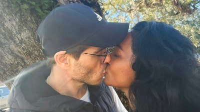 Matthew Lawrence and Chilli Pack pack on the PDA as they celebrate the New Year