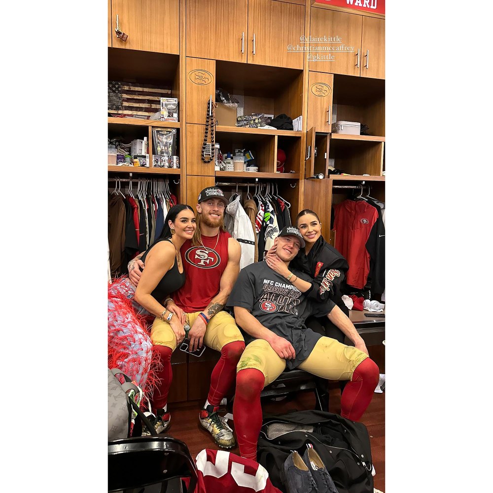 Olivia Culpo Celebrates Christian McCaffrey NFC Win Super Bowl Bound Instagram