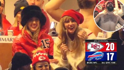 Taylor Swift and Kelce's Promo Best Moments at Chiefs vs. Bills Game 20