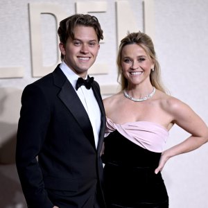 Reese Witherspoon Shares Sweet Video of Son Deacon Fixing Her Hair on Red Carpet at Golden Globes