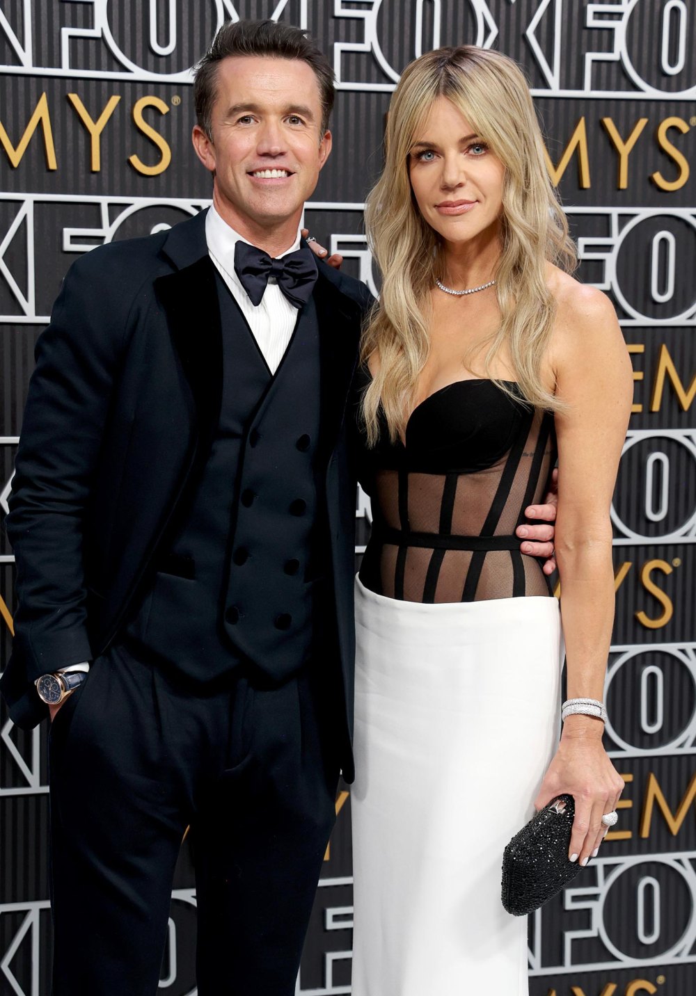 Rob McElhenney and Wife Kaitlin Olson Attend the Emmy Awards After Welcome to Wrexham Wins 645