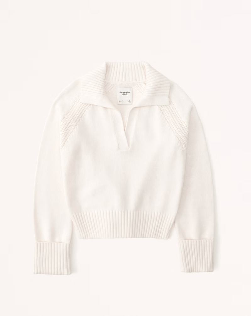 Abercrombie and Fitch Notch-Neck Sweater