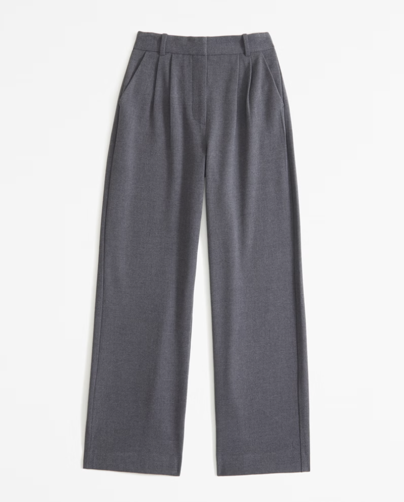 Abercrombie and Fitch Tailored Brushed Suiting Pant