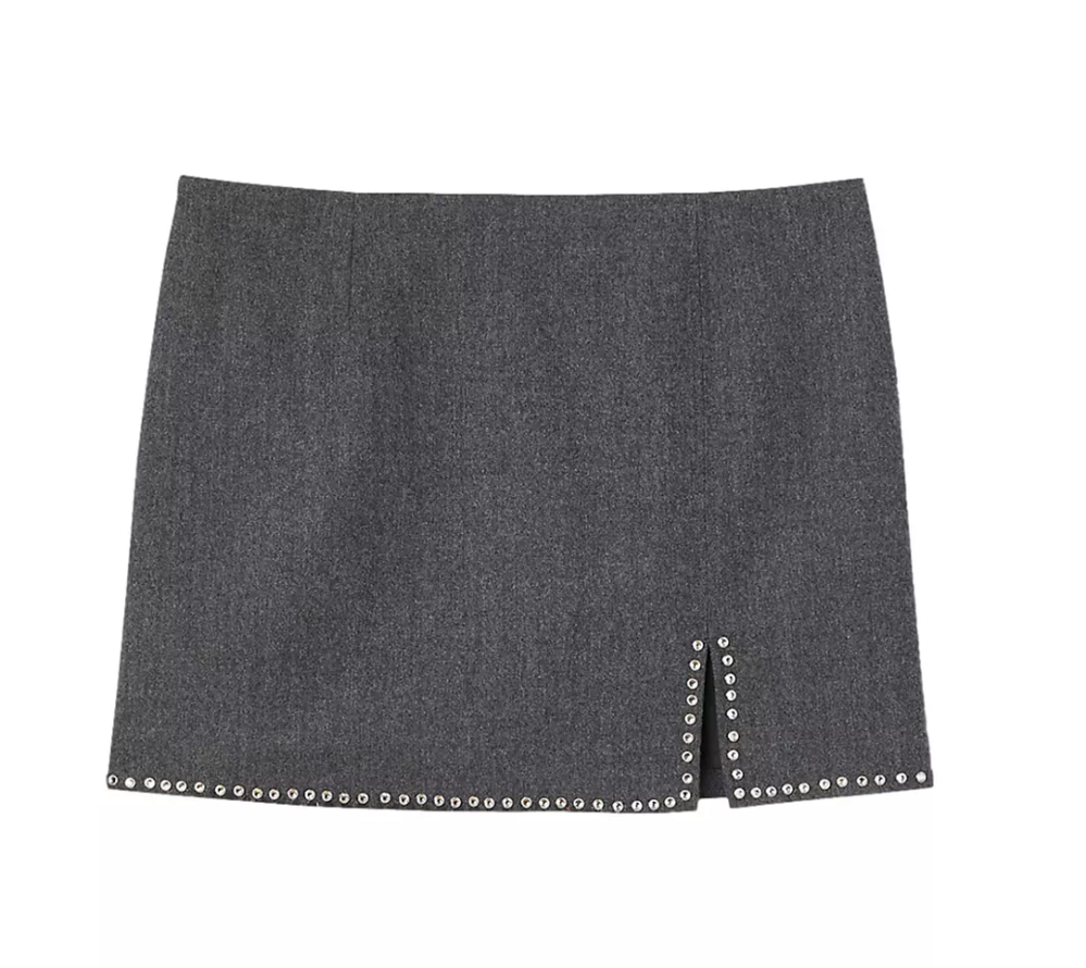Sandro Slit Mini Skirt saks fifth avenue designer sale