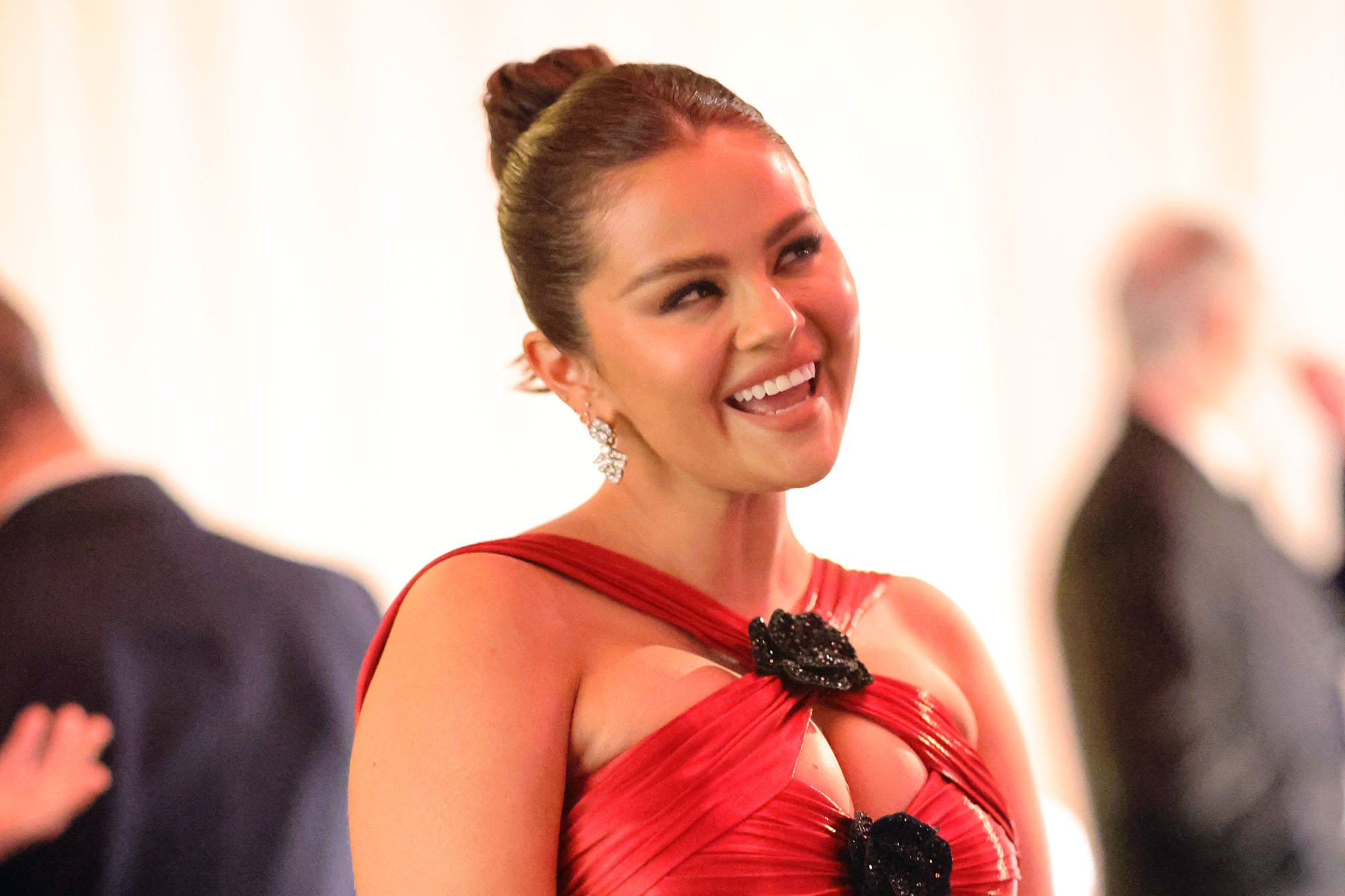 Selena Gomez attends the 81st Annual Golden Globe Awards at The Beverly Hilton on January 07, 2024 in Beverly Hills, California. (Photo by Matt Winkelmeyer/Getty Images)