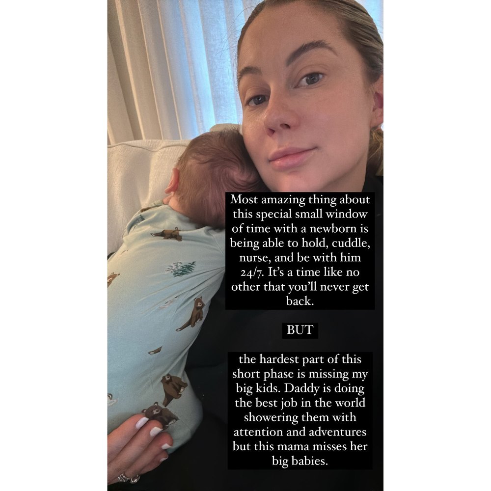 Shawn Johnson Confesses She ‘Misses Her Big Babies’ as She Tends to Her Newborn